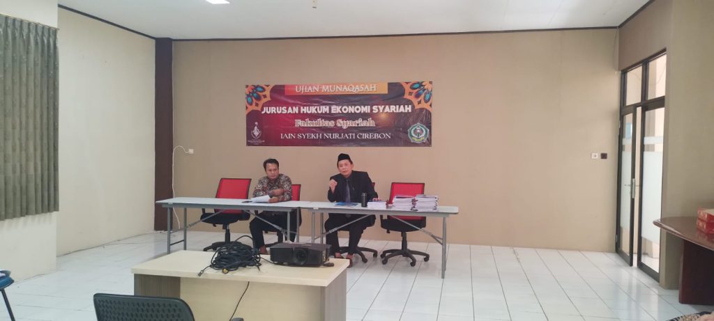 Sidang Munaqosah Perdana Angkatan 2019 Jurusan Hukum Ekonomi Syariah (Mu`amalah) IAIN Syekh Nurjati Cirebon