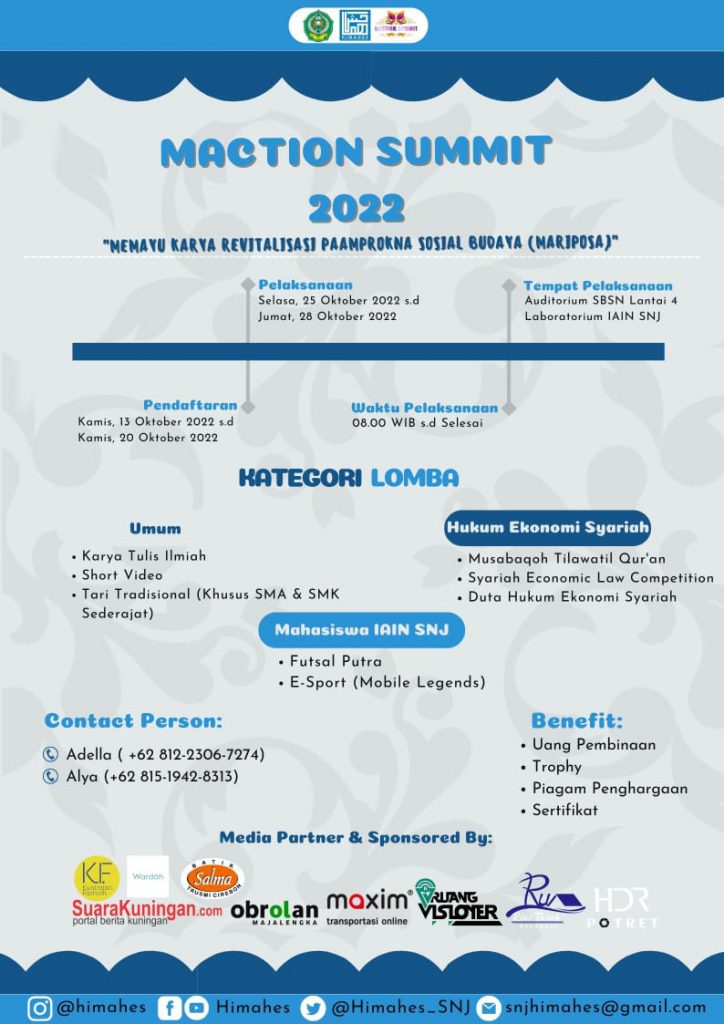 PENGUMUMAN PENDAFTARAN MACTION SUMMIT 2022