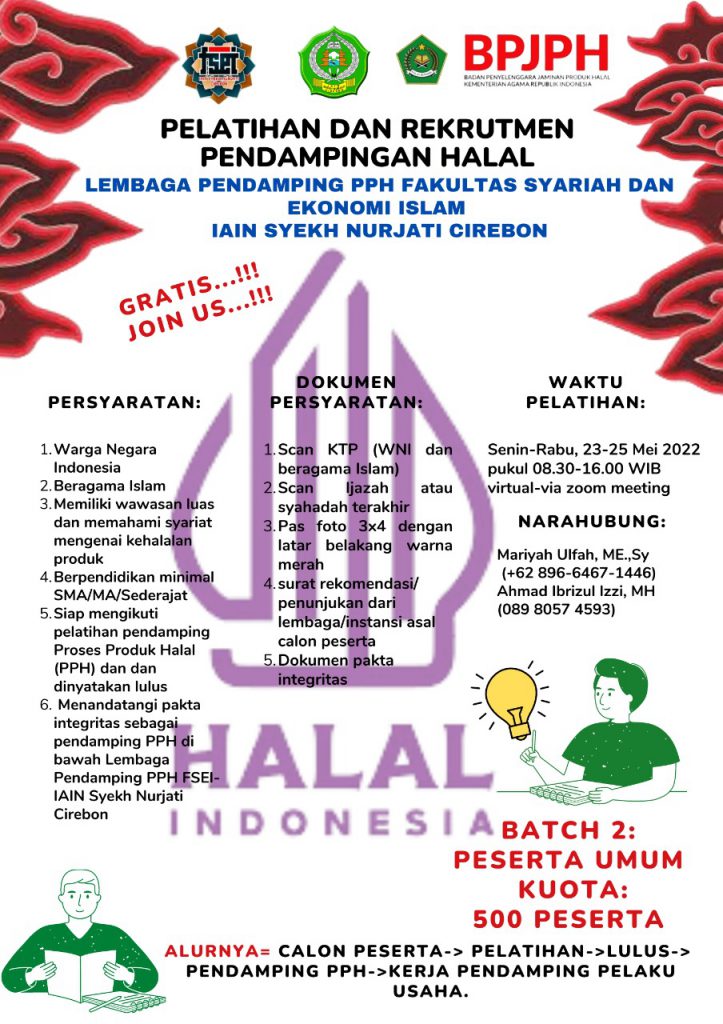 PELATIHAN PENDAMPING SERTIFIKASI HALAL