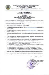 Pengumuman Pelaksanaan Wisuda ke XXVIII Tahun Akademik 2023/2024