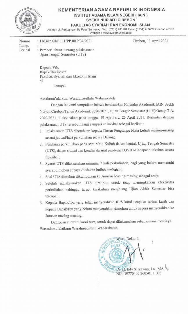 Ujian Tengah Semester Genap