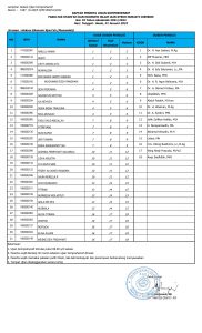 JADWAL UJIAN KOMPREHENSIF GEL. XI  JURUSAN  HUKUM EKONOMI SYARIAH