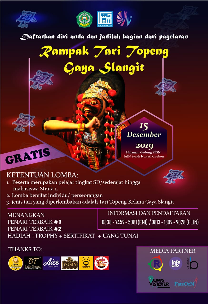 Kegiatan HMJ Hukum Ekonomi Syariah "Rampak Tari Topeng Gaya Slangit"